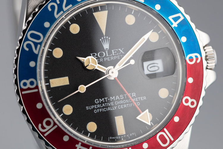 1982 Rolex GMT-Master 16750 Matte Dial "Pepsi" with Box and Papers