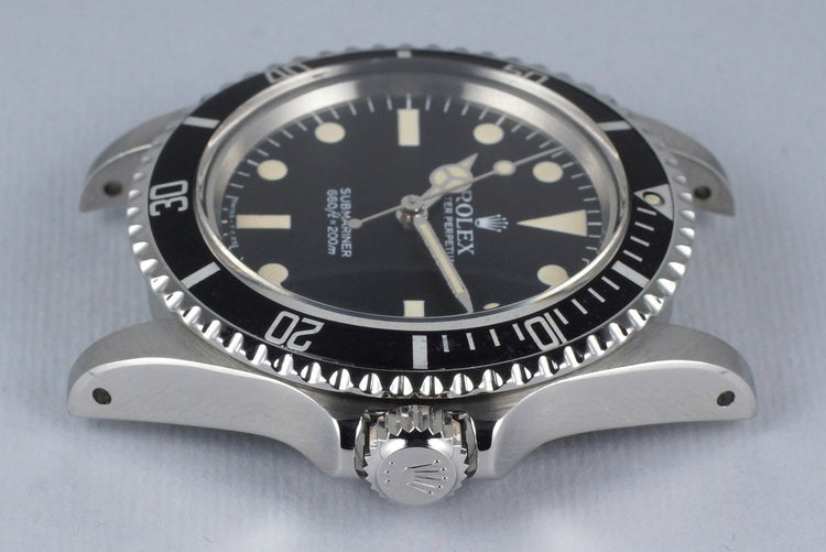 1984 Rolex Submariner 5513 Mark V Maxi Dial with Box and Papers