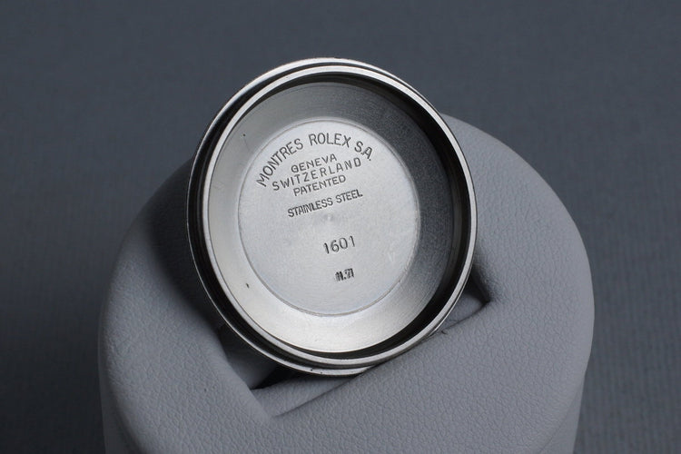 1971 Rolex Two Tone DateJust 1601 Blue Textured Dial