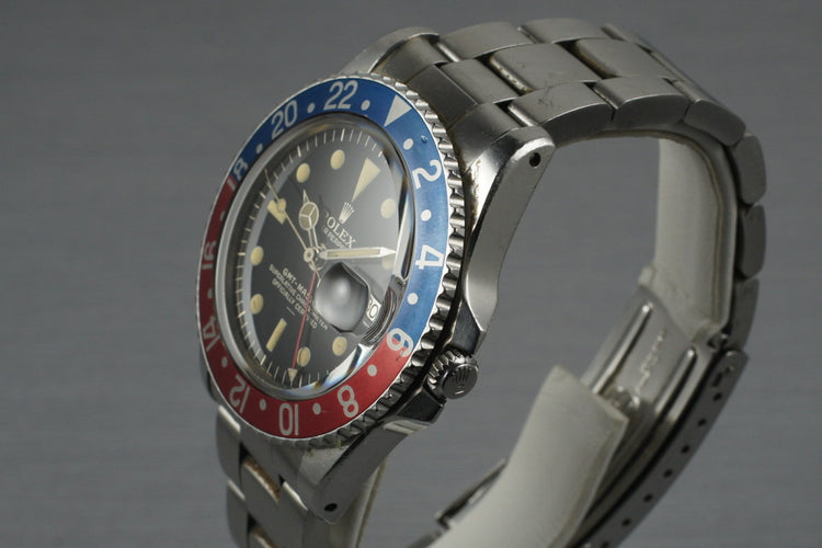 1963 Rolex GMT1675 PCG Gilt Underline with Military History