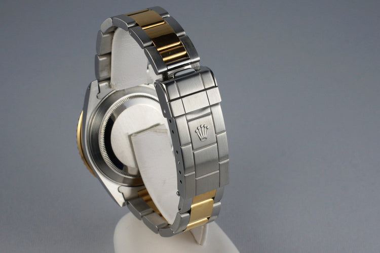 1999 Rolex Two Tone Blue Submariner 16613