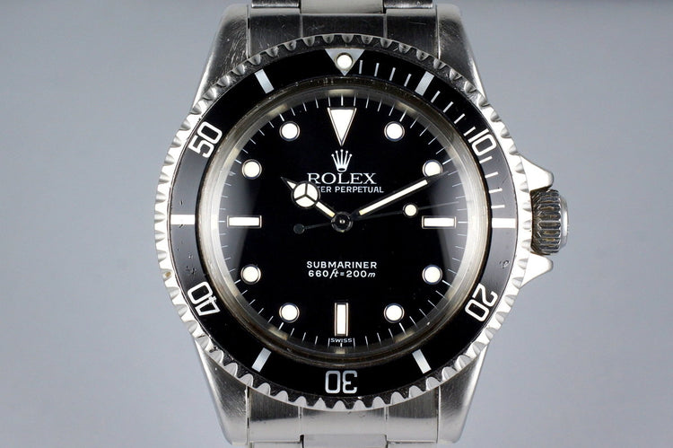 1968 Rolex Submariner 5513 Service Dial