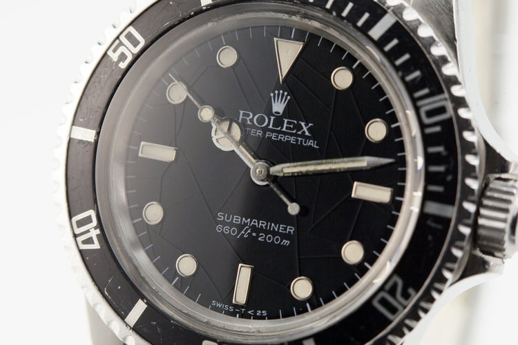 1984 Rolex Submariner 5513 Spider Dial