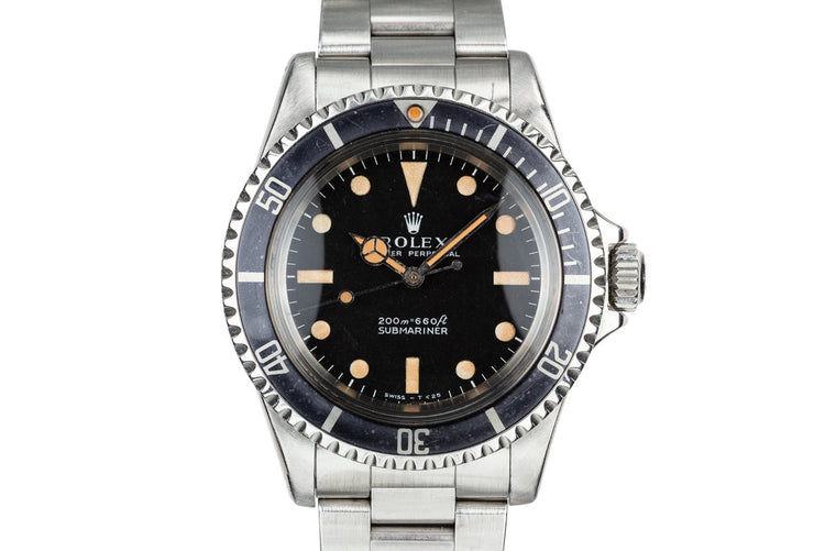 1966 Rolex Submariner 5513 with Meters First Dial