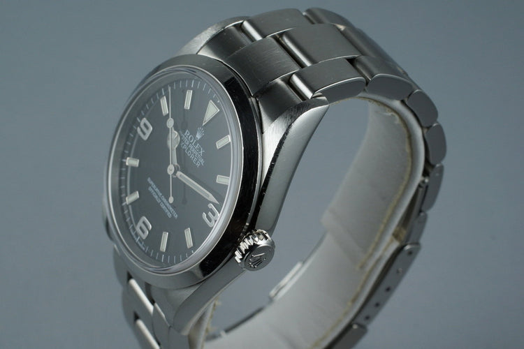 2002 Rolex Explorer 114270 with Box and Papers