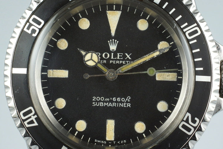 1968 Rolex Submariner 5513 Meters First