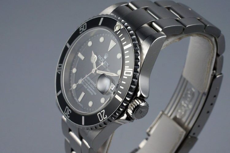 2006 Rolex Submariner 16610 with Box and Papers