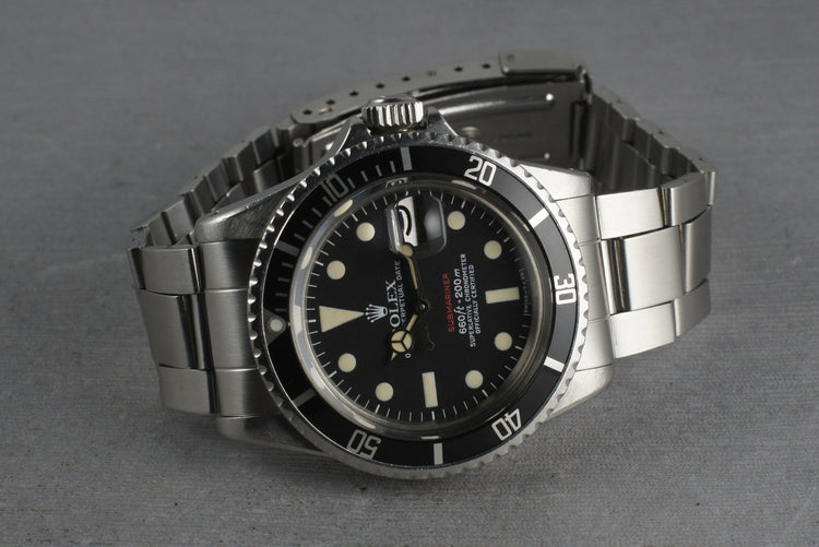 1972 Rolex Red Submariner 1680 Mark VI