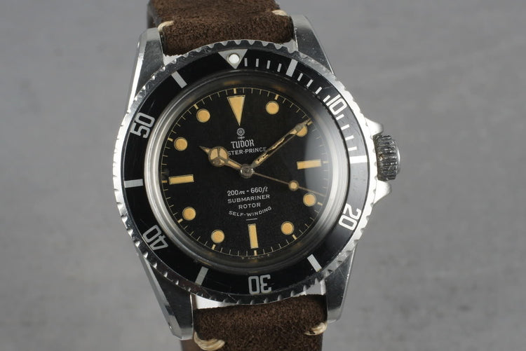 1964 Tudor Submariner 7928 with Unpolished case and gilt underline dial