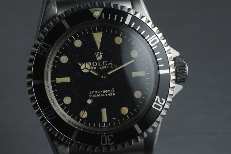 1963 Rolex Submariner 5513 PCG with Gilt UNDERLINE Dial