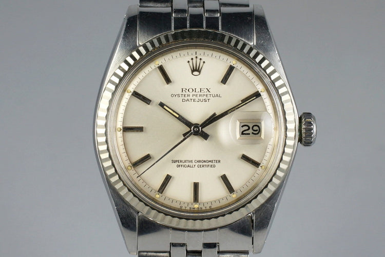 1972 Rolex DateJust 1601 Silver Cream Sigma Dial