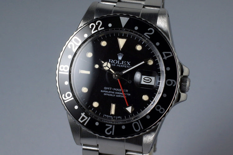 1984 Rolex GMT 16750 No-Date Dial