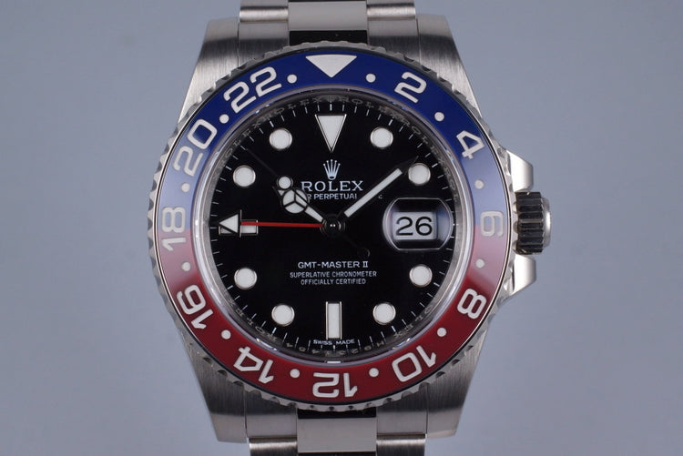 2014 Rolex WG GMT II 116719BLRO with Box and Papers