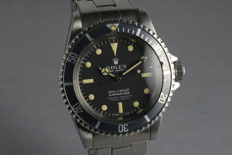 1967 Rolex Submariner 5512 Meters First with Box and Papers