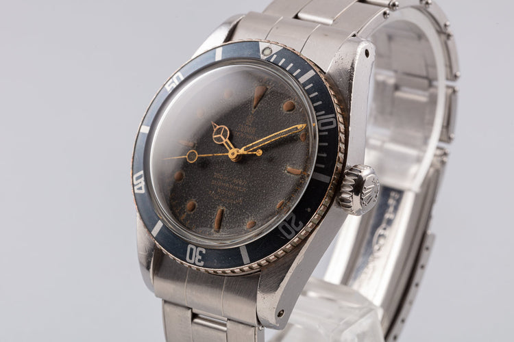 1958 Tudor Big Crown Submariner 7924 Gilt Dial