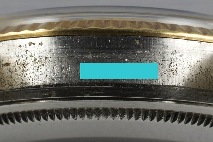 1970 Rolex Two Tone DateJust 1601 with Silver Dial