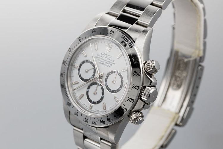 1997 Rolex Zenith Daytona 16520 White Dial