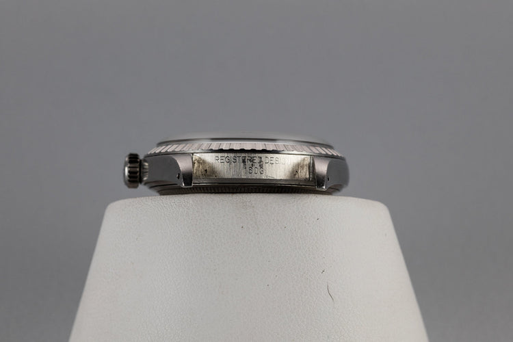 1970 Rolex DateJust 1603 No Lume Silver Dial