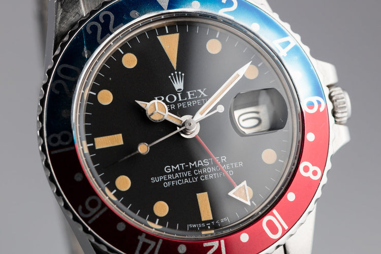1977 Rolex GMT-Master 1675 "Pepsi" with Box and Papers
