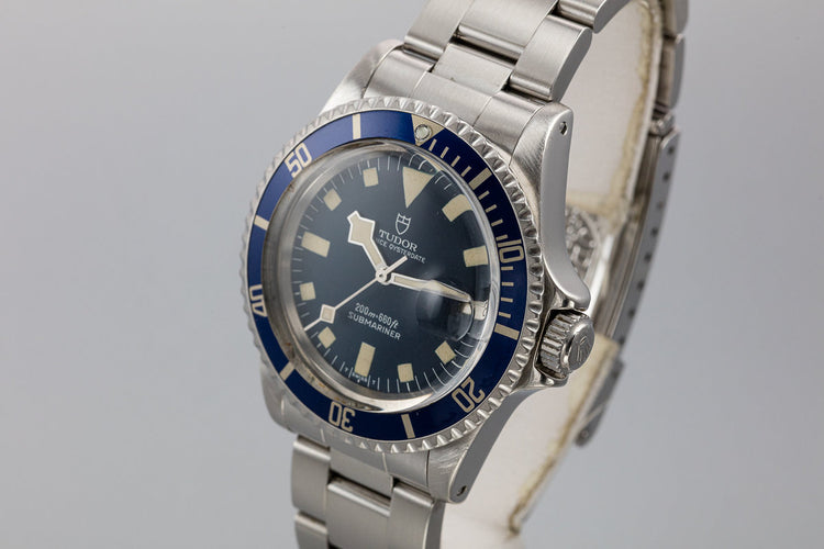 1981 Tudor Snowflake Submariner 94110 Blue Dial