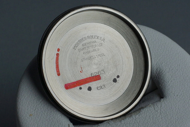 1979 Rolex Daytona 6263 Big Red Daytona Dial with Box and Papers