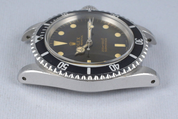 1965 Rolex Submariner 5513 Tropical Glossy Gilt Dial