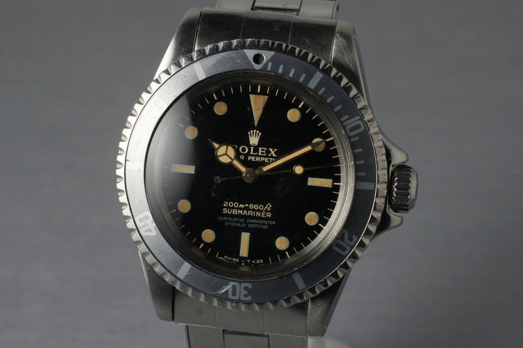 1964 Rolex Submariner 5512 with Glossy Gilt 4 Line Dial