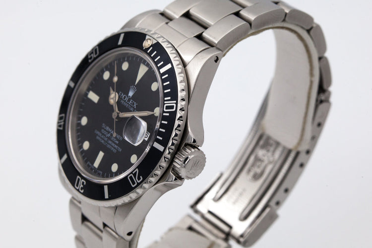 1984 Rolex Submariner 16800 Matte Dial