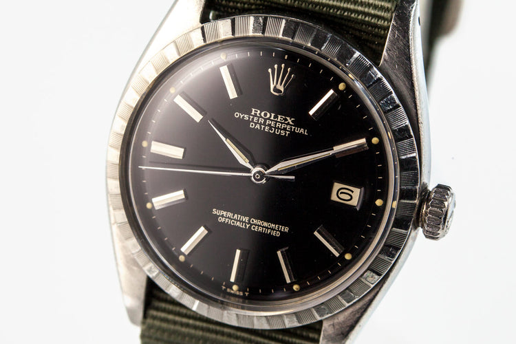 1958 Rolex Datejust 6605 with Glossy Gilt Dial