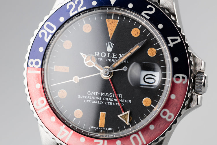 1970 Rolex GMT-Master 1675 "Pepsi" with Box and Papers