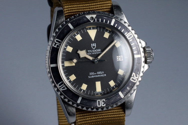 1977 Tudor Submariner 94110 Black Snowflake