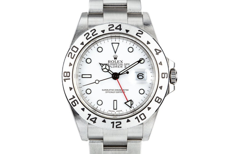 2005 Rolex Explorer II 16570 White Dial with Box and Papers