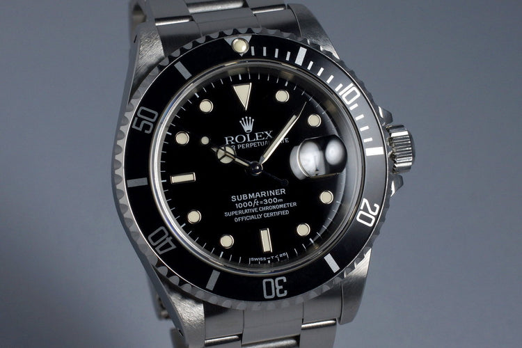 1991 Rolex Submariner 16610