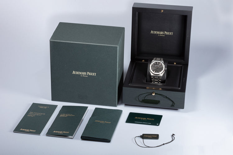 2020 Audemars Piguet 15500ST.00 Royal Oak Black Dial with Box & Papers