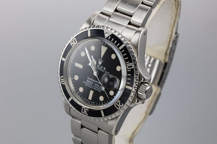 1978 Rolex Submariner 1680 with Rolex Service Papers