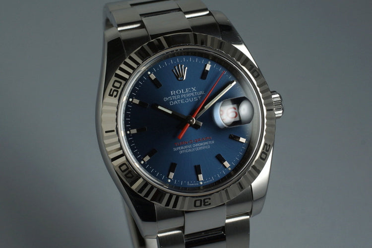 2003 Rolex DateJust Turnograph 116264 with Box and Papers