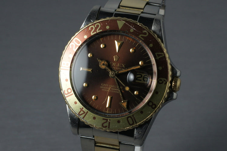 1979 Rolex Two Tone GMT 1675 with Root Beer Dial