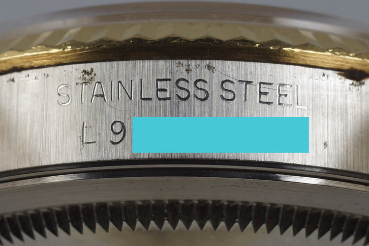 1989 Rolex Two Tone DateJust 16233 Champagne Linen Dial