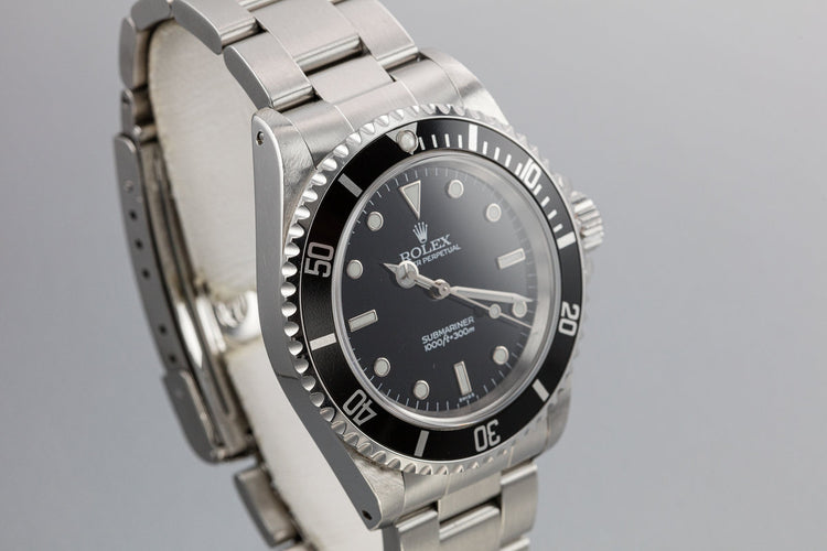 1997 Rolex Submariner 14060 "SWISS" Only Dial
