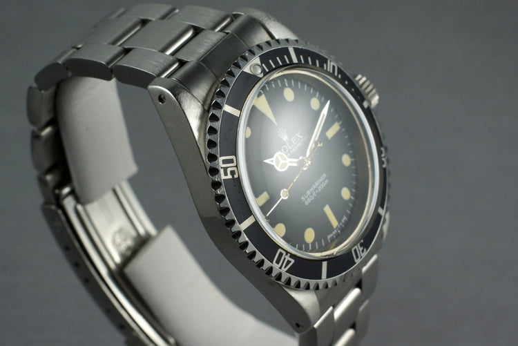 1981 Rolex Submariner 5513 Mark V Maxi Dial