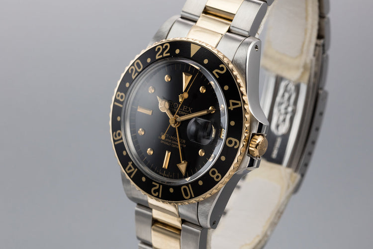 1977 Rolex Two-Tone GMT-Master 1675 with Black Nipple Dial