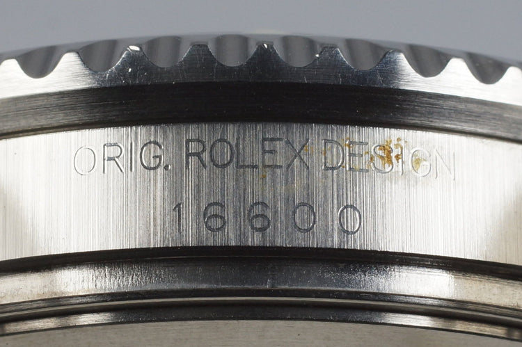 1998 Rolex Sea Dweller 16600 with RSC Papers
