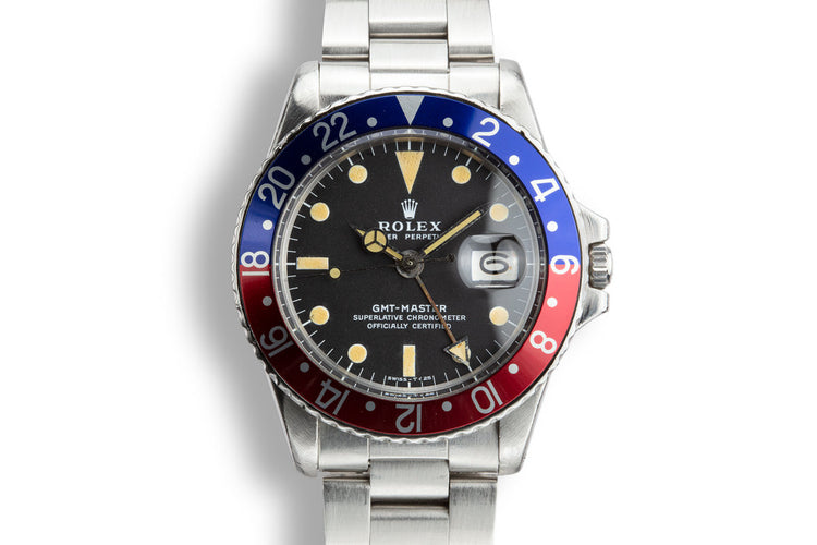 1972 Rolex GMT-Master 1675 with Papers