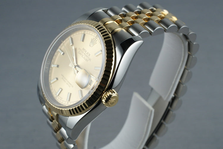 2007 Two Tone Datejust 116233 with Box and Papers