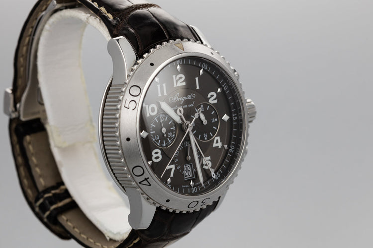 Breguet XXI 3810ST92/9ZU Flyback with Box