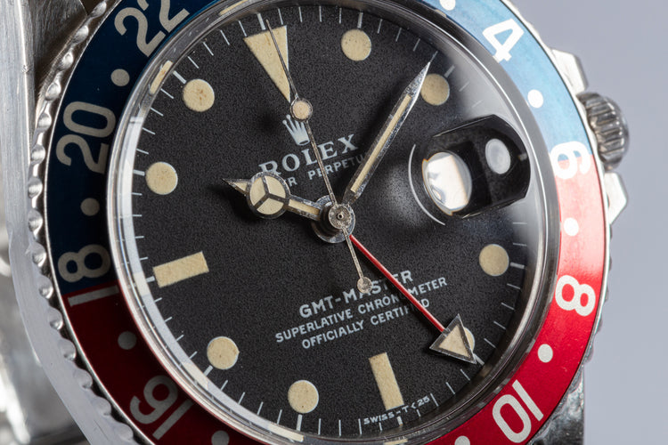 1970 Rolex GMT Master 1675 with MK2 Dial