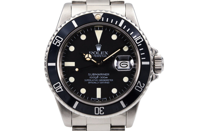 1984 Rolex Submariner 16800 Matte Dial
