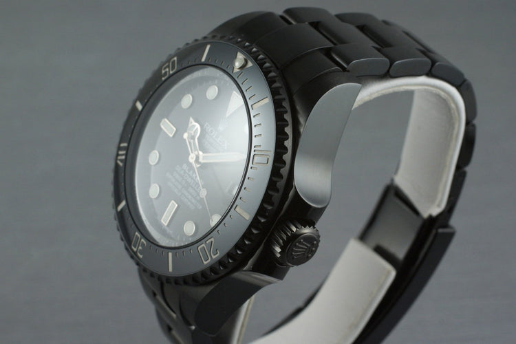 2009 Rolex Blaken Deep Sea Dweller 116660 with Blaken Box and Papers