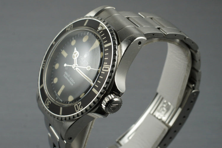 1978 Rolex Submariner 5513 Mark I Maxi Dial