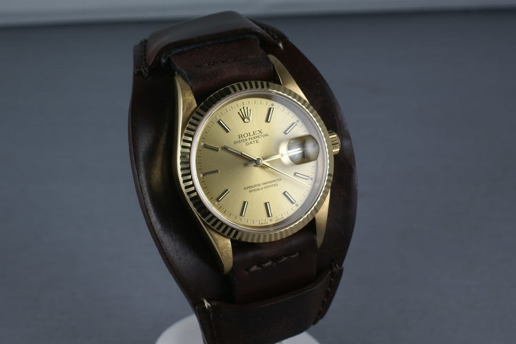 Rolex 18K Date 15238